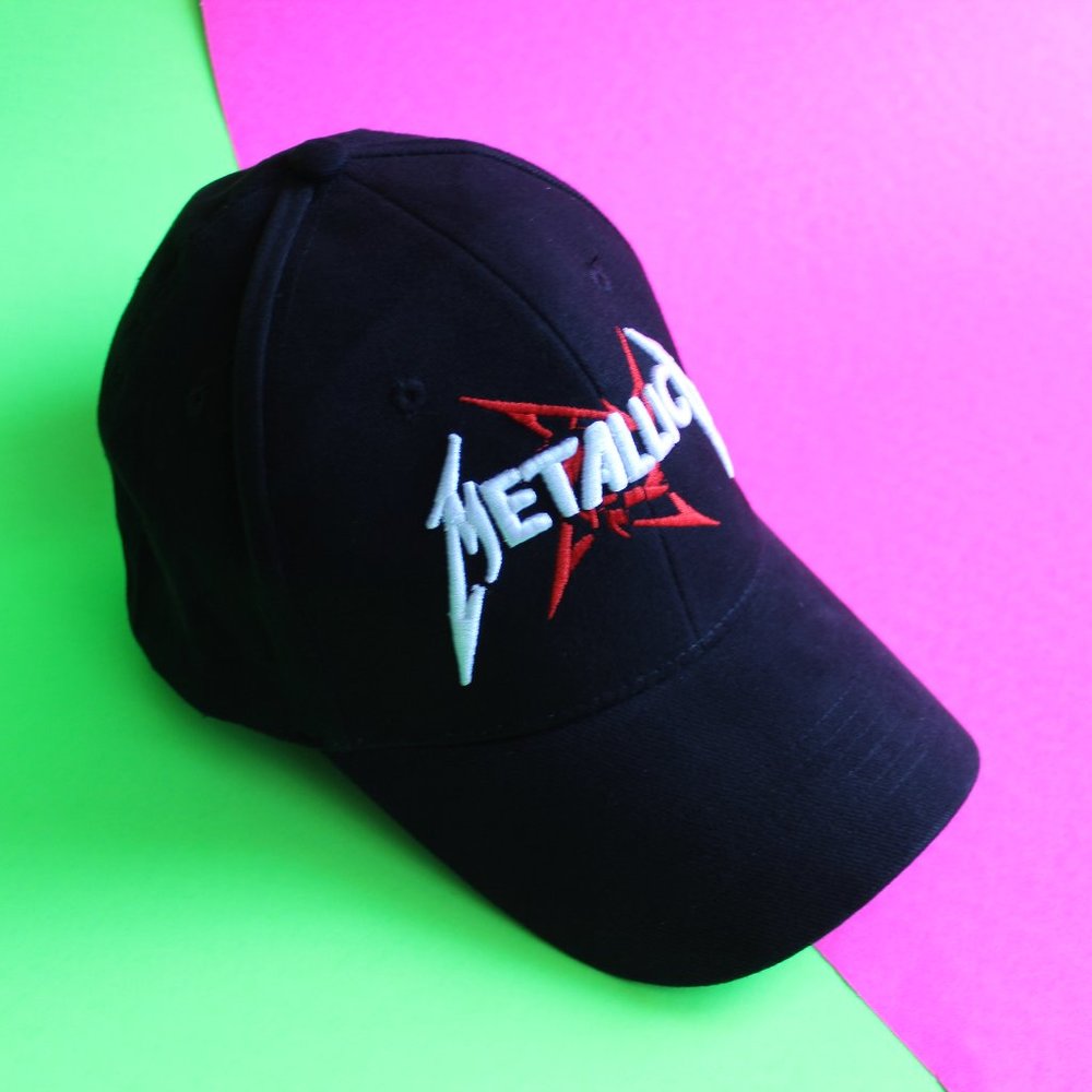 **SOLD**Metallica Black Embroidered Hat - Picture 2 of 4
